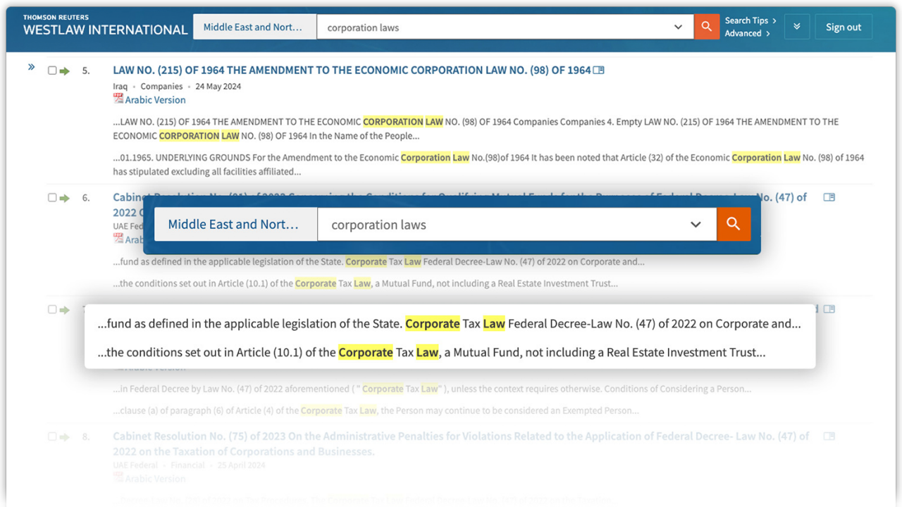 Smart search - Legal search made simple